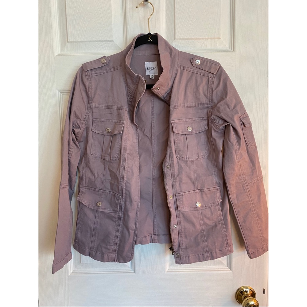 Light purple lightweight jacket